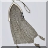 H73. Vintage chain mesh hand bag. - $65 